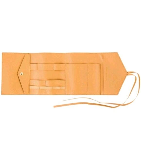 Glass Ladder Co. NEW Katherine Tech Organizer Roll Honey Vegan Materials 3511 - Picture 2 of 14